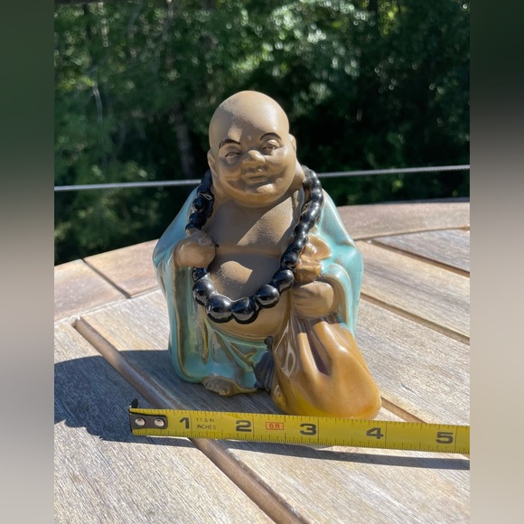 Chinese Mudman Budai Monk, Laughing Buddha, Wanjiang, Shiwan, China Mud Man - Picture 7 of 7